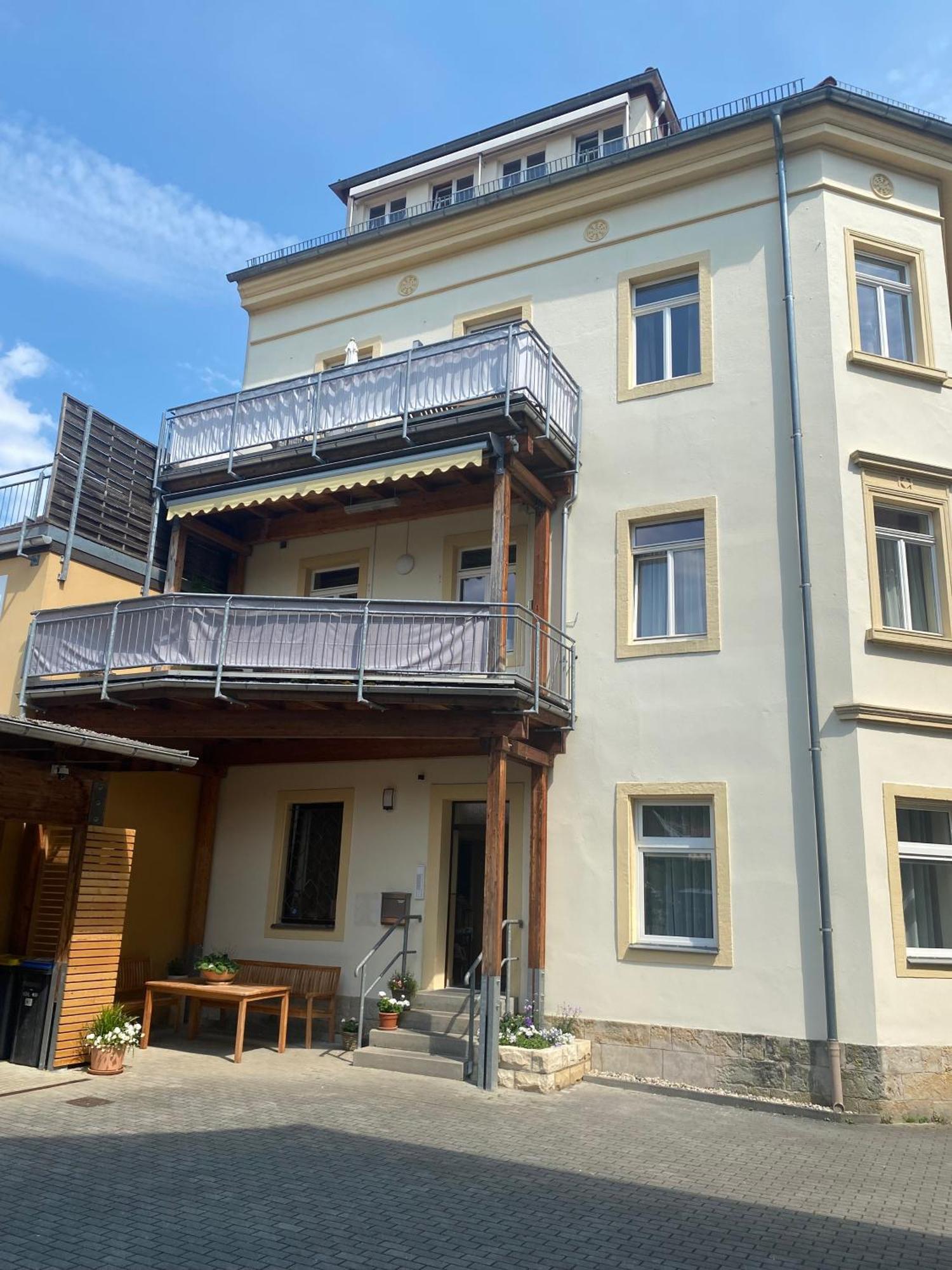 Apartmenthaus Zentral Bad Schandau Exterior foto